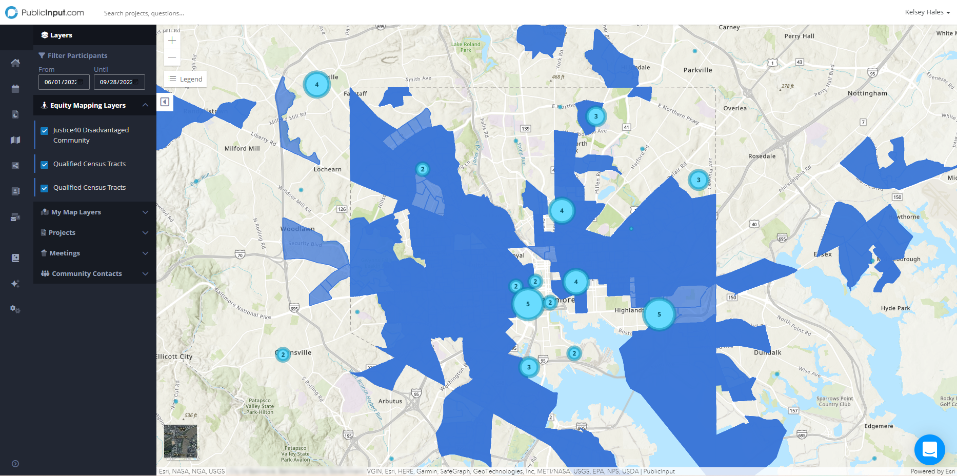 Equity Mapping and reporting