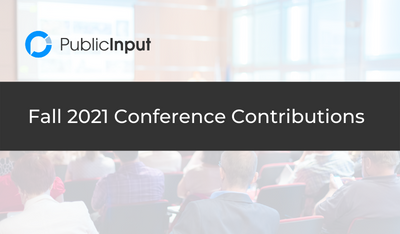 Fall 2021 Conference Contributions